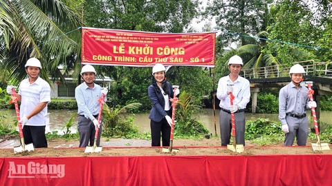 Khởi công 4 cầu giao thông nông thôn ở Đông Thái