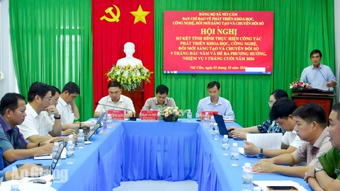Núi Cấm hoàn thành 100% nhiệm vụ chuyển đổi số trên NQ57.vn