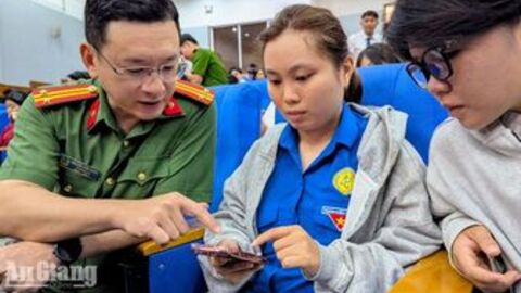 Gần 500 sinh viên Đại học An Giang tham gia chiến dịch làm sạch dữ liệu