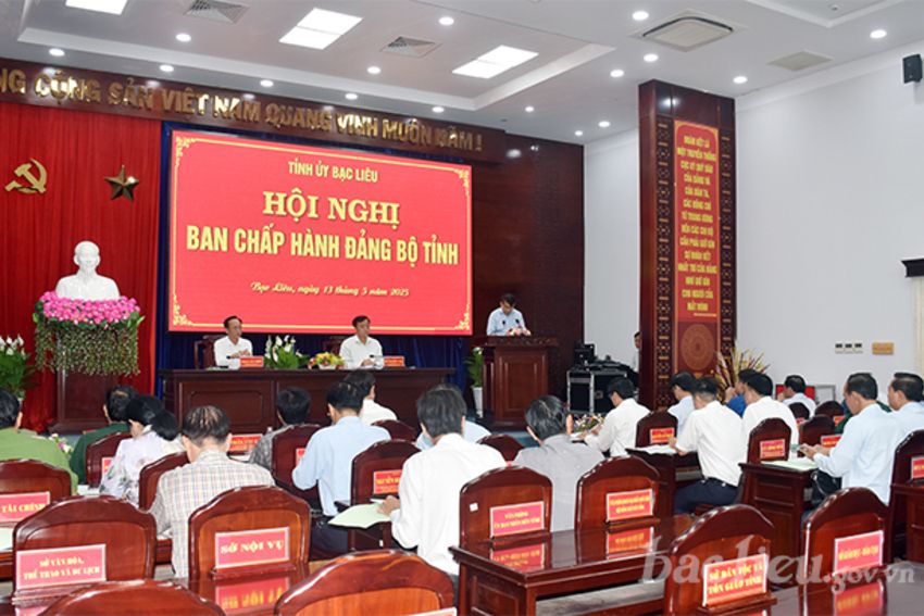 Hội nghị Ban Chấp hành Đảng bộ tỉnh: Thông qua dự thảo Đề án Tổng thể kết thúc hoạt động cấp huyện và thành lập tổ chức bộ máy của hệ thống chính trị xã, phường thành lập mới