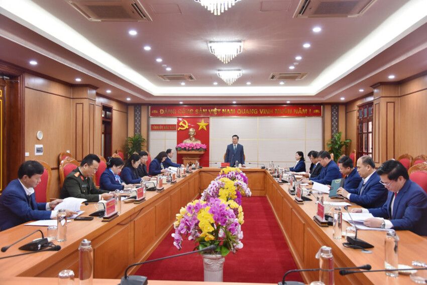 Hội nghị Ban Thường vụ Tỉnh ủy Bắc Kạn lần thứ 85