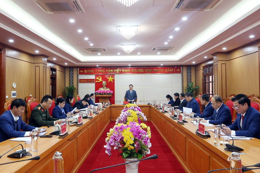 Hội nghị Ban Thường vụ Tỉnh ủy lần thứ 85 (khóa XII)