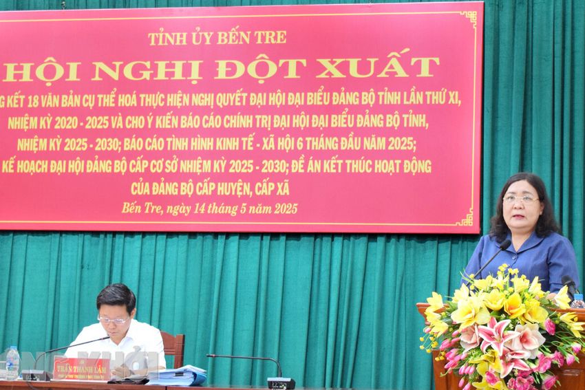 Bế mạc Hội nghị đột xuất Ban Chấp hành Đảng bộ tỉnh khóa XI