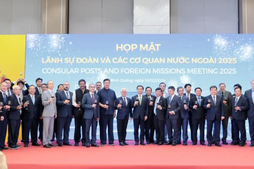 Bình Dương họp mặt Lãnh sự đoàn và các cơ quan nước ngoài