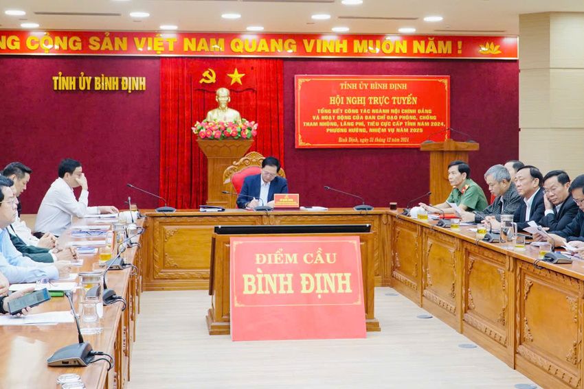 Tổng kết công tác ngành Nội chính Đảng và hoạt động của Ban Chỉ đạo phòng, chống tham nhũng, lãng phí, tiêu cực cấp tỉnh năm 2024, phương hướng, nhiệm vụ năm 2025