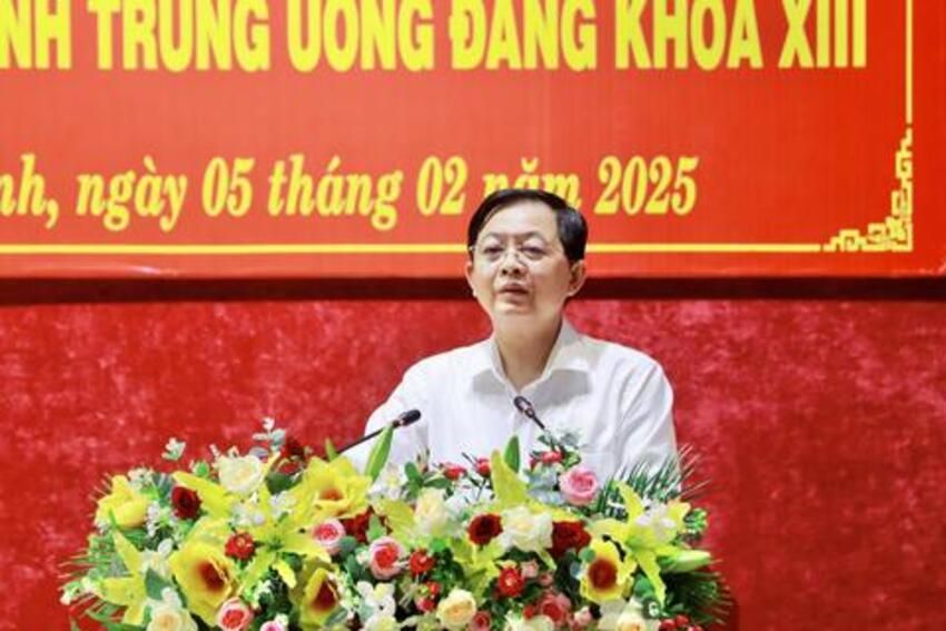 Tỉnh ủy thông báo nhanh kết quả Hội nghị Ban Chấp hành Trung ương Đảng khóa XIII