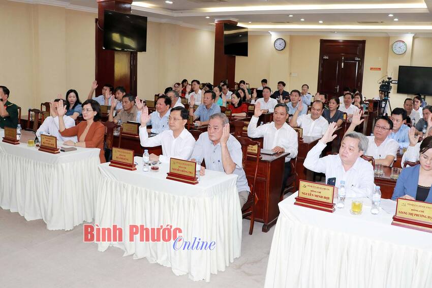 Thống nhất chủ trương thực hiện Đề án sắp xếp, sáp nhập đơn vị hành chính tỉnh Bình Phước và tỉnh Đồng Nai