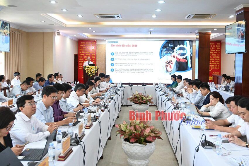 Hội thảo khoa học về đột phá phát triển khoa học - công nghệ, đổi mới sáng tạo và chuyển đổi số tỉnh Bình Phước