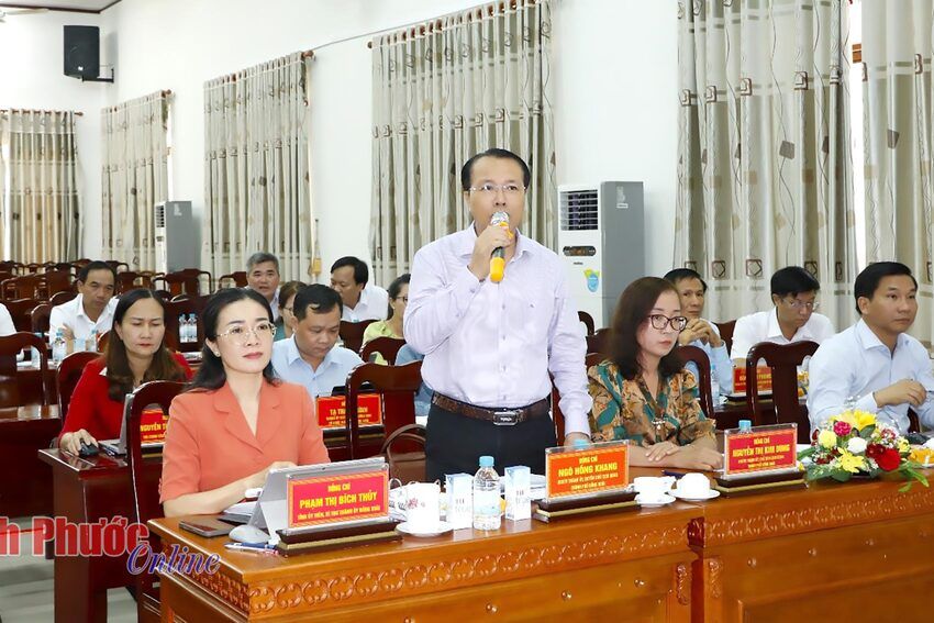 Đồng Xoài: Thông qua phương án sắp xếp đơn vị hành chính cấp xã