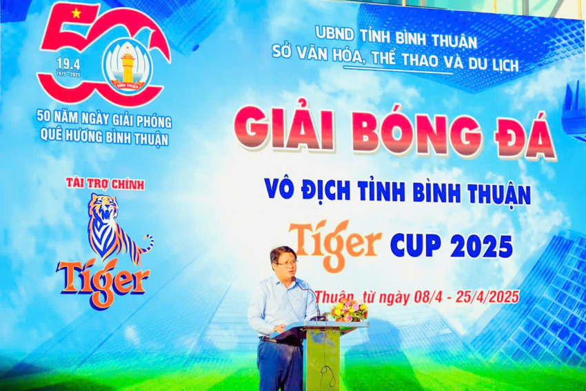 Khai mạc giải bóng đá vô địch tỉnh Bình Thuận –Tiger Cup 2025