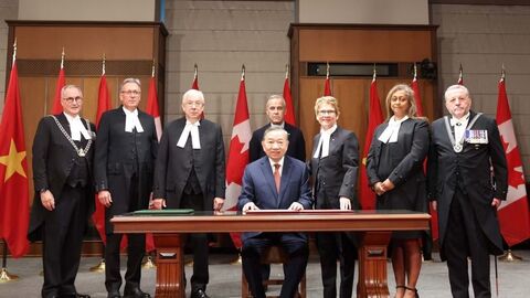 Tổng Bí thư, Chủ tịch nước Tô Lâm hội đàm với Thủ tướng Canada Mark Carney