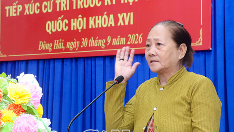 Đoàn đại biểu Quốc hội tỉnh Cà Mau tiếp xúc cử tri xã Đông Hải và xã Gành Hào