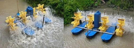 Hệ thống quạt nước ao tôm sử dụng năng lượng mặt trời 
