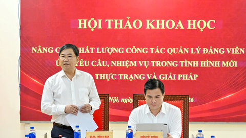 Hội thảo khoa học về nâng cao chất lượng công tác quản lý đảng viên