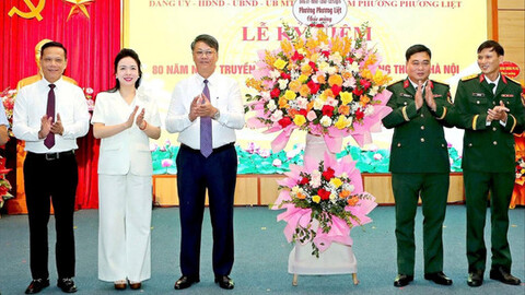 Phường Phương Liệt kỷ niệm 80 năm Ngày truyền thống Lực lượng vũ trang Thủ đô