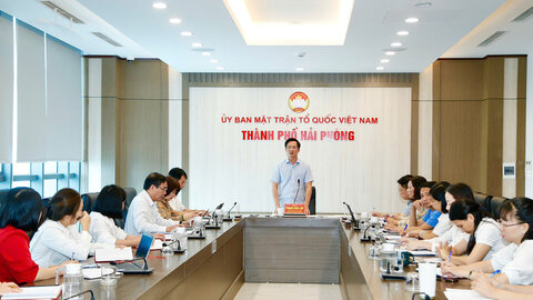 Bảo đảm hoạt động của Đảng ủy MTTQ, các đoàn thể thành phố đồng bộ, liên tục, hiệu quả