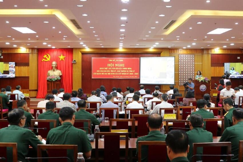 Tập trung chuẩn bị Đại hội Đảng bộ các cấp nhiệm kỳ 2025 - 2030