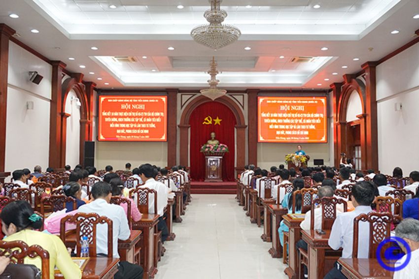 Tiền Giang: Tổng kết 10 năm thực hiện Chỉ thị số 05-CT/TW ngày 15/5/2016 của Bộ Chính trị về "Đẩy mạnh học tập và làm theo tư tưởng, đạo đức, phong cách Hồ Chí Minh"