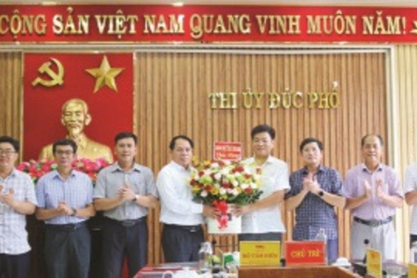 Đức Phổ sáng lên diện mạo mới, kiến tạo con đường đi tới tương lai