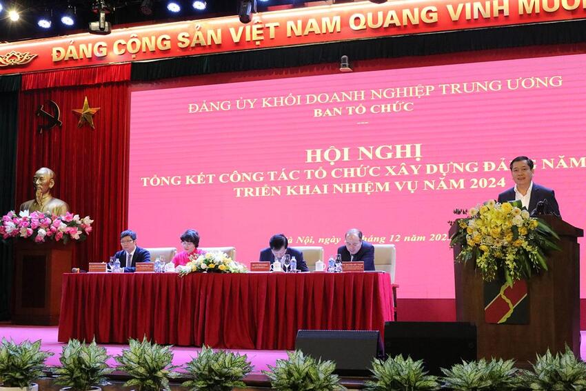 Đảng ủy Khối Doanh nghiệp Trung ương tổng kết công tác tổ chức xây dựng Đảng năm 2023 và triển khai nhiệm vụ năm 2024