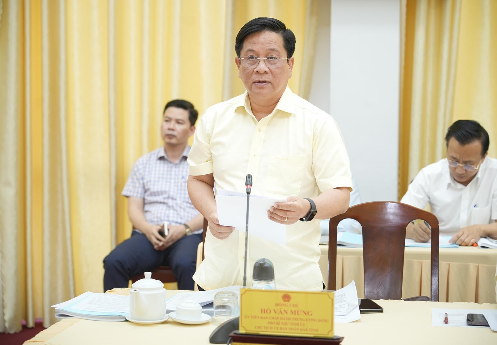 Phó Thủ tướng Thường trực Chính phủ Nguyễn Hòa Bình làm việc với UBND tỉnh An Giang