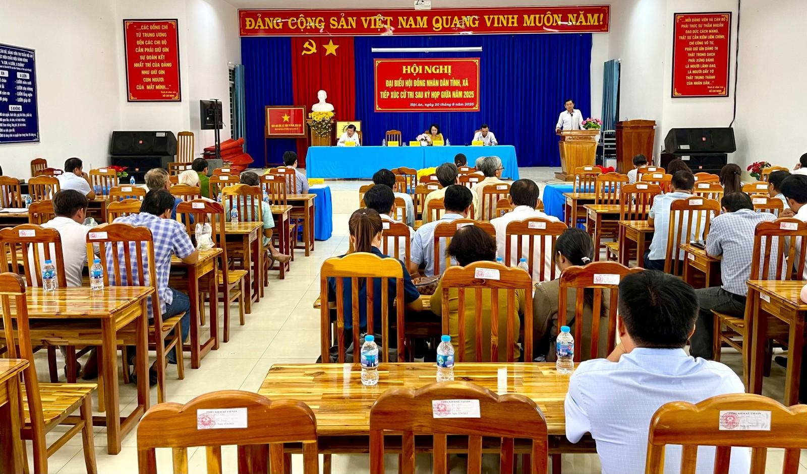 Đại biểu HĐND tỉnh An Giang tiếp xúc cử tri xã Hội An