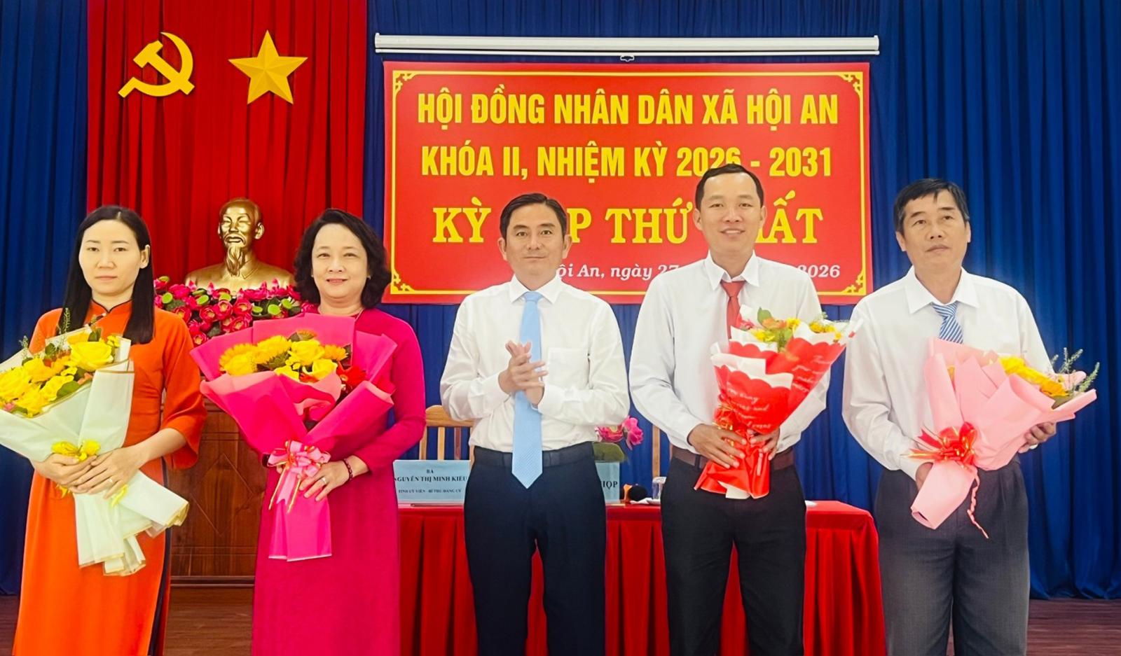 HĐND xã Hội An kiện toàn tổ chức bộ máy chính quyền