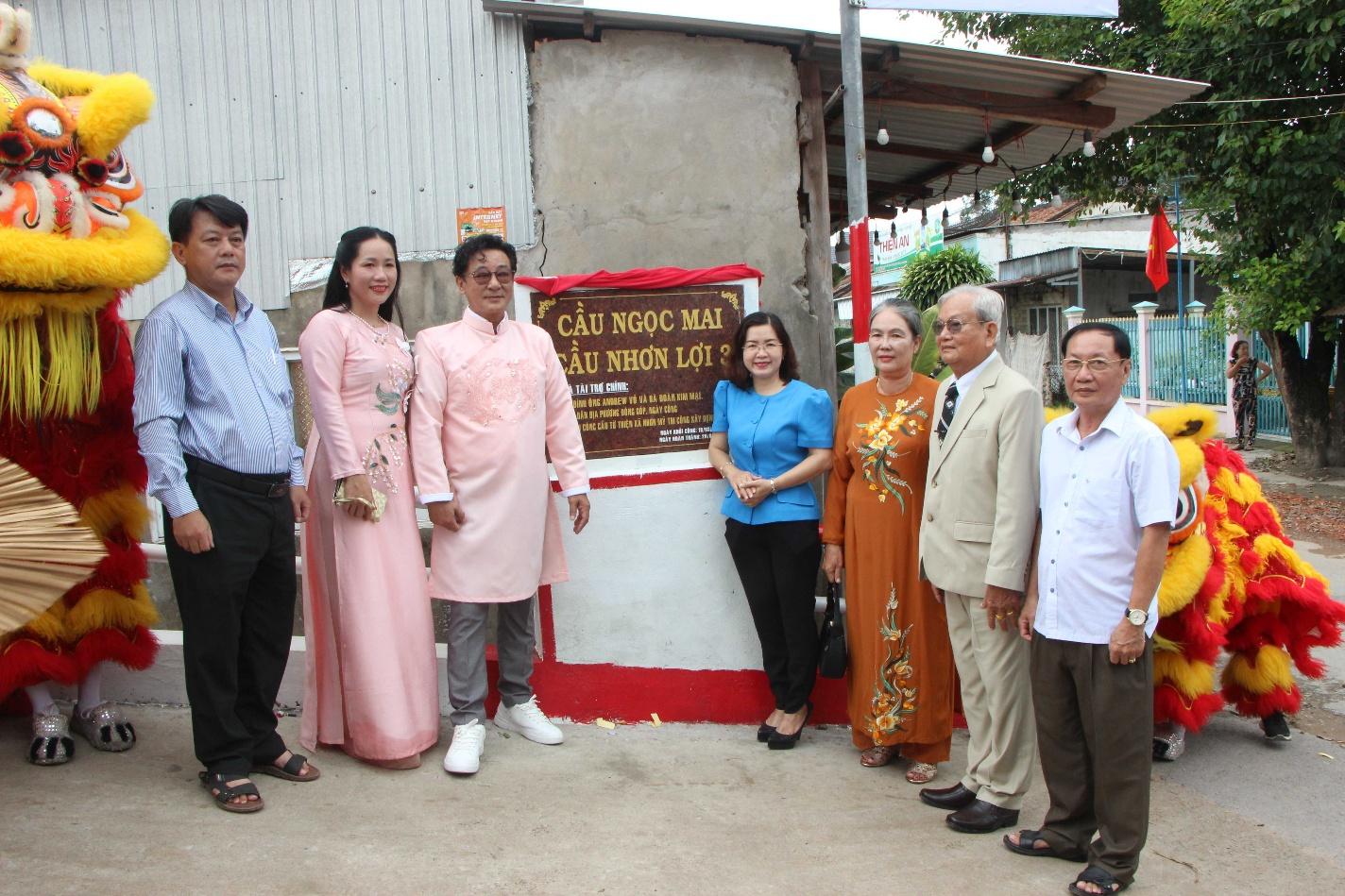 Khánh thành cầu Ngọc Mai (Nhơn Lợi 3) xã Nhơn Mỹ