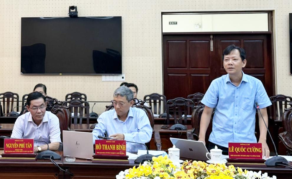 Đoàn khảo sát Ban Tuyên giáo và Dân vận Trung ương làm việc với Thường trực Tỉnh ủy An Giang