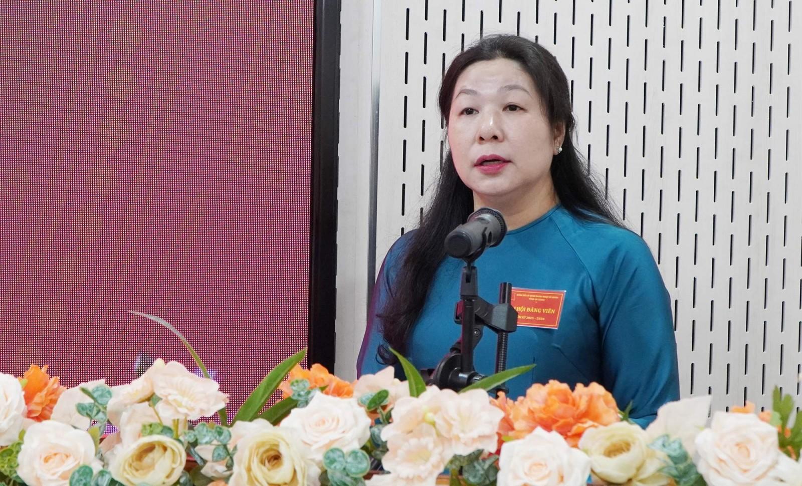 Đồng chí Lê Hồng Thắm giữ chức Bí thư Đảng ủy Cơ quan Đoàn đại biểu Quốc hội và HĐND tỉnh An Giang