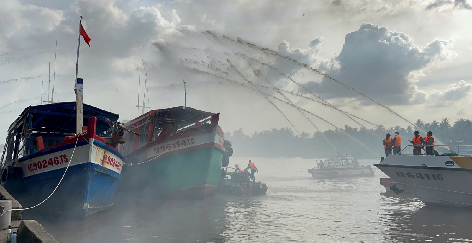 Diễn tập phương án chữa cháy và cứu nạn, cứu hộ tỉnh An Giang năm 2025