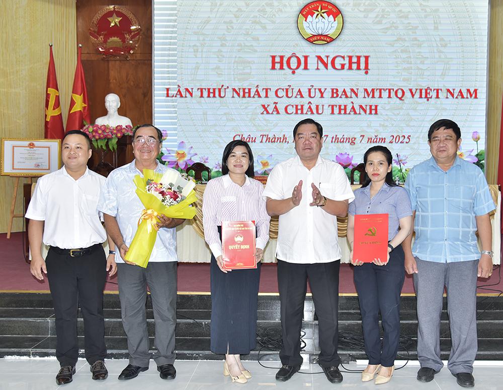 Thành lập Ủy ban Mặt trận Tổ quốc Việt Nam xã Châu Thành nhiệm kỳ 2024-2029