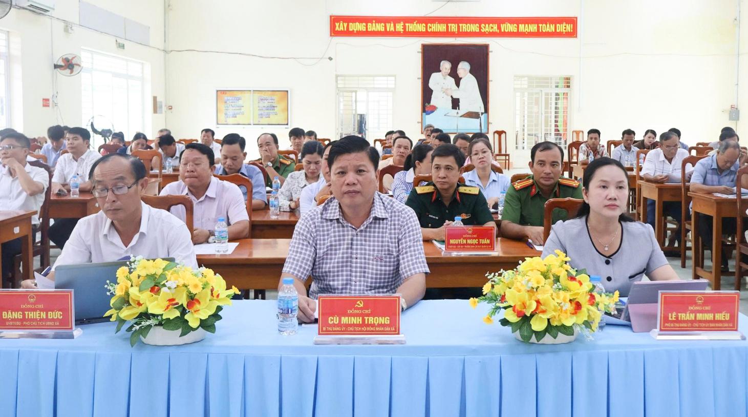 Xã Long Điền lấy ý kiến quy hoạch chung đến năm 2050 và sắp xếp ấp