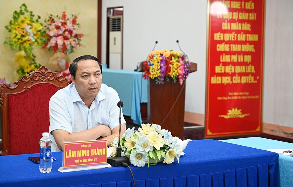 Phó Bí thư Tỉnh ủy An Giang Lâm Minh Thành kiểm tra hoạt động, cơ sở vật chất tại 3 xã