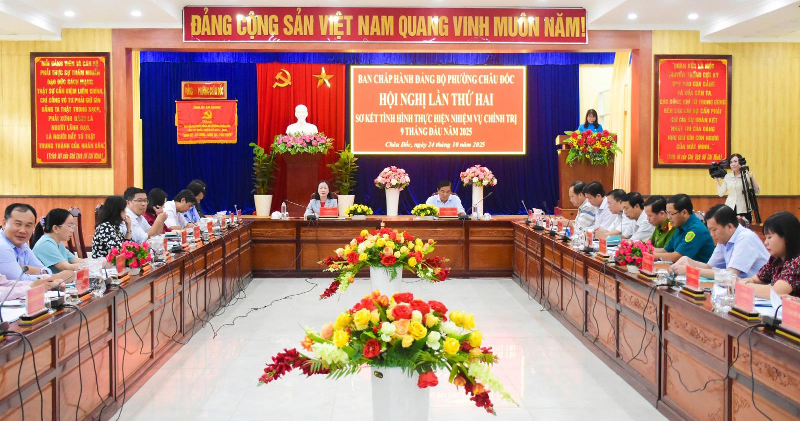 Phường Châu Đốc tăng tốc hoàn thành các chỉ tiêu phát triển kinh tế - xã hội năm 2025