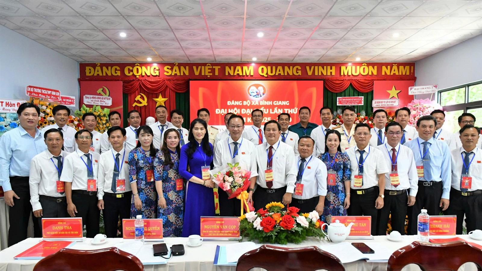 Đại hội đại biểu Đảng bộ xã Bình Giang, nhiệm kỳ 2025 - 2030