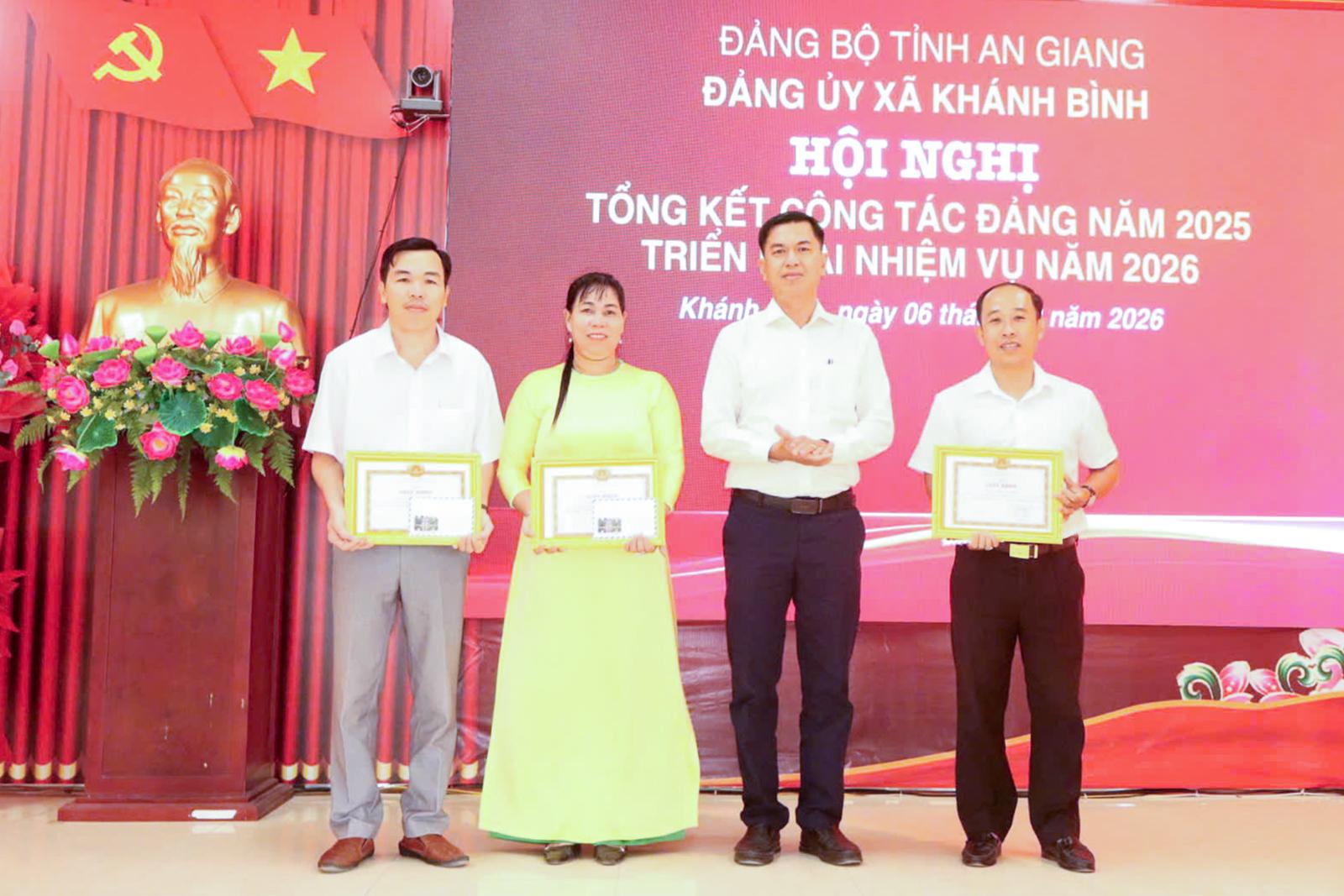 Đảng ủy xã Khánh Bình triển khai nhiệm vụ năm 2026