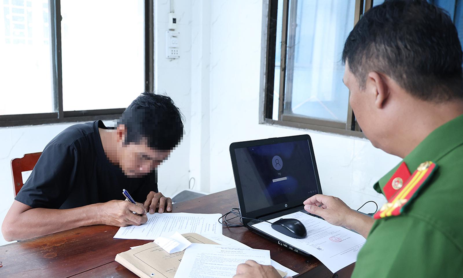 Bắt đối tượng cướp xe ôm