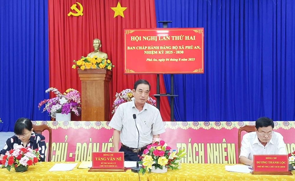 Hội nghị Ban Chấp hành Đảng bộ xã Phú An lần thứ hai