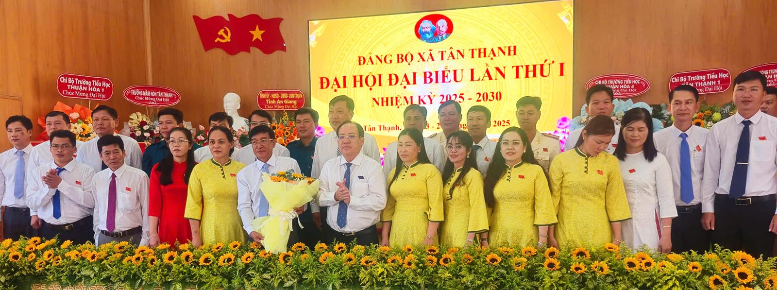 Đại hội Đảng bộ xã Tân Thạnh nhiệm kỳ 2025 - 2030
