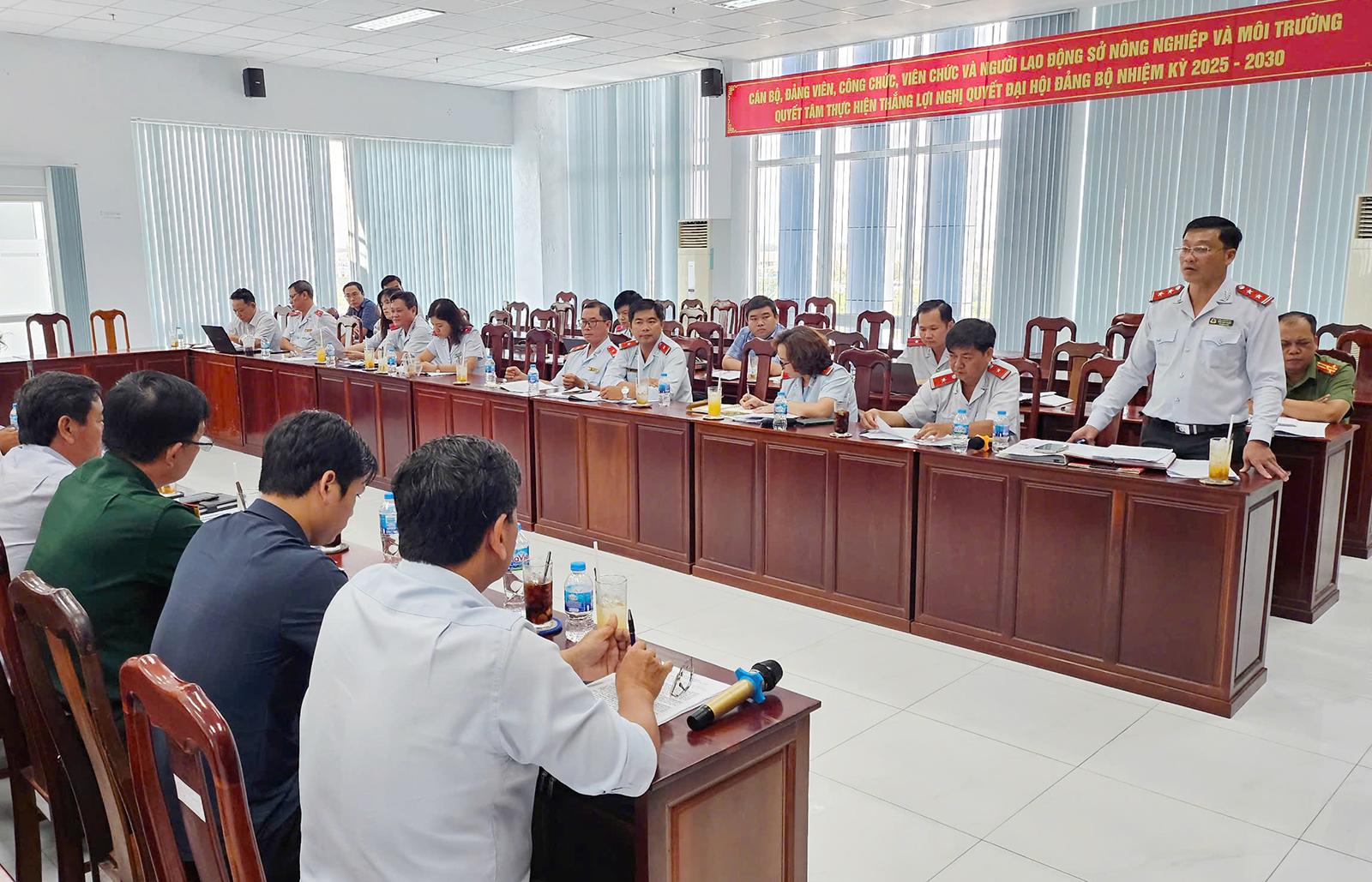 Thanh tra việc thực hiện pháp luật về thủy sản đối với Sở Nông nghiệp và Môi trường tỉnh An Giang