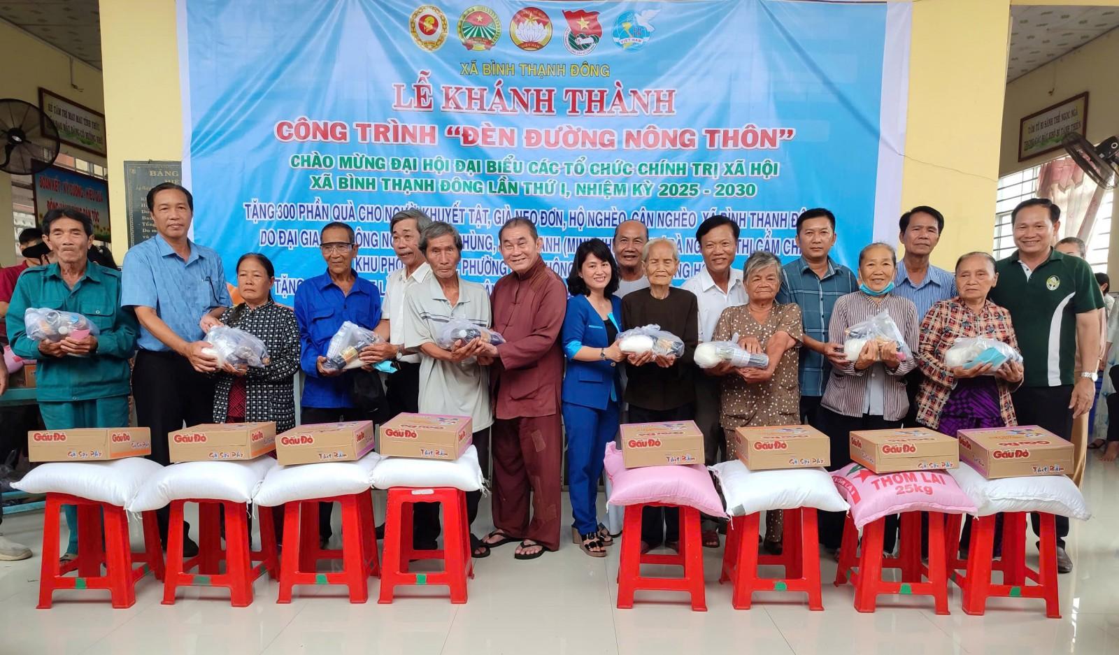 Bình Thạnh Đông thực hiện công trình chào mừng Đại hội đại biểu các tổ chức chính trị - xã hội