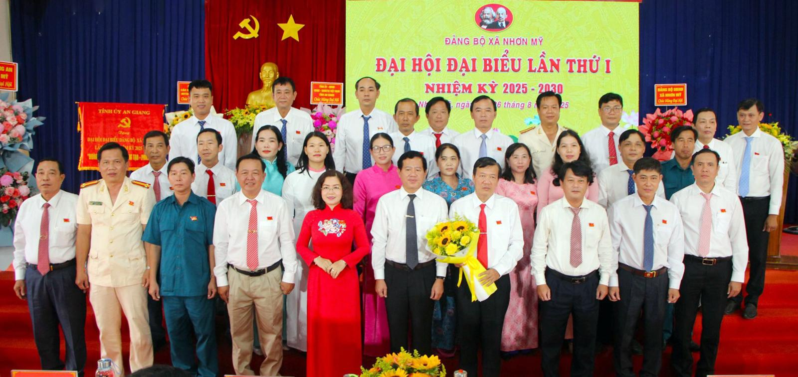 Đại hội đại biểu Đảng bộ xã Nhơn Mỹ nhiệm kỳ 2025 - 2030