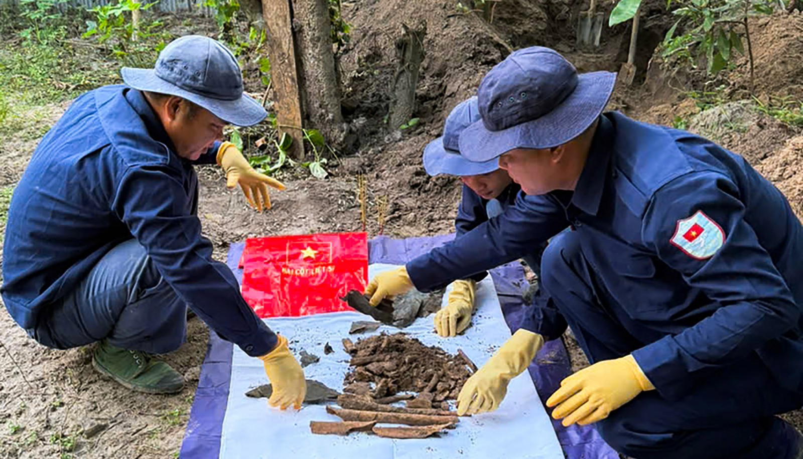 Đội K93 quy tập thêm 2 bộ hài cốt liệt sĩ tại tỉnh Takeo