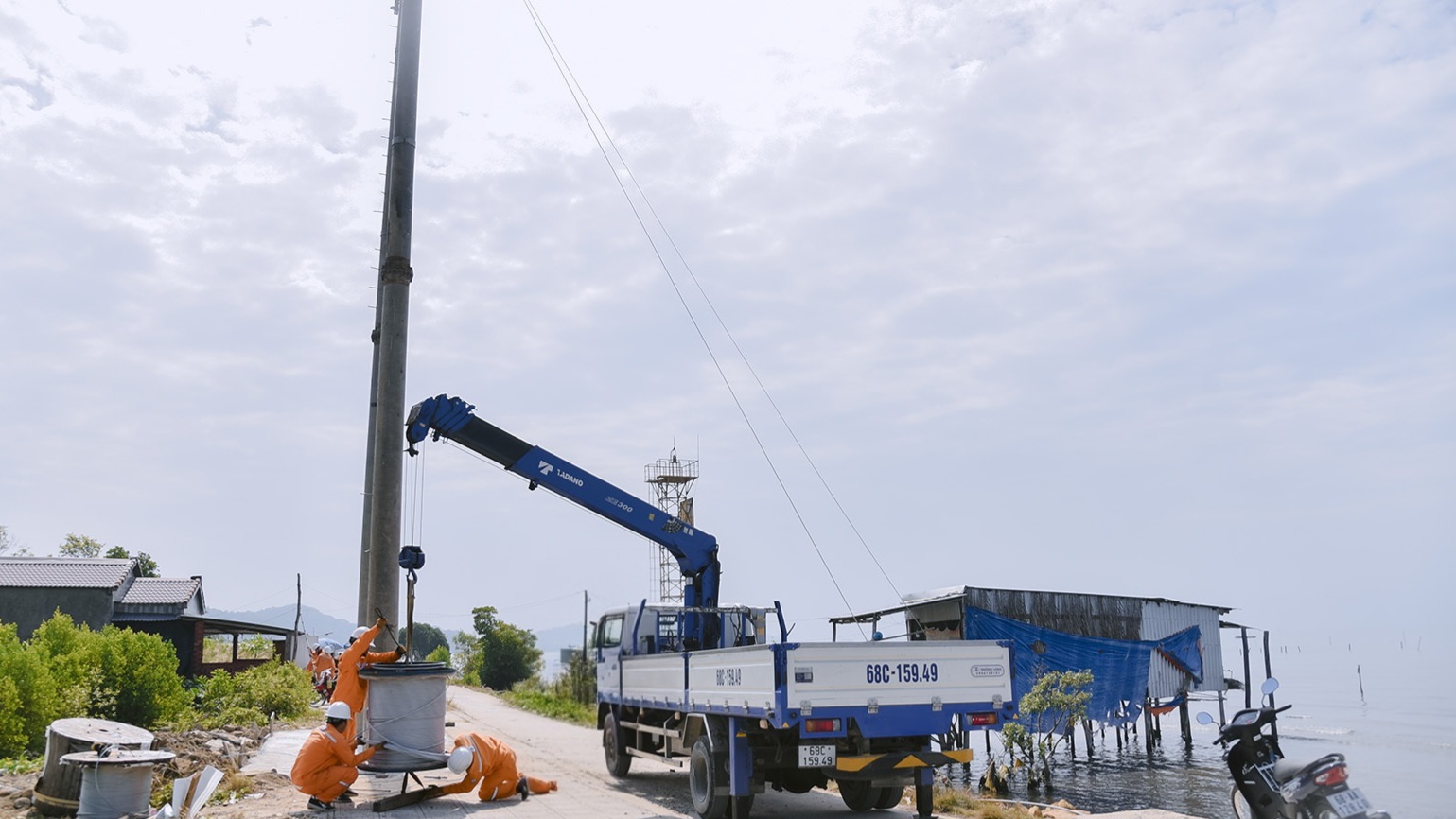 An Giang nỗ lực khắc phục sự cố cáp ngầm 110kV Hà Tiên - Phú Quốc