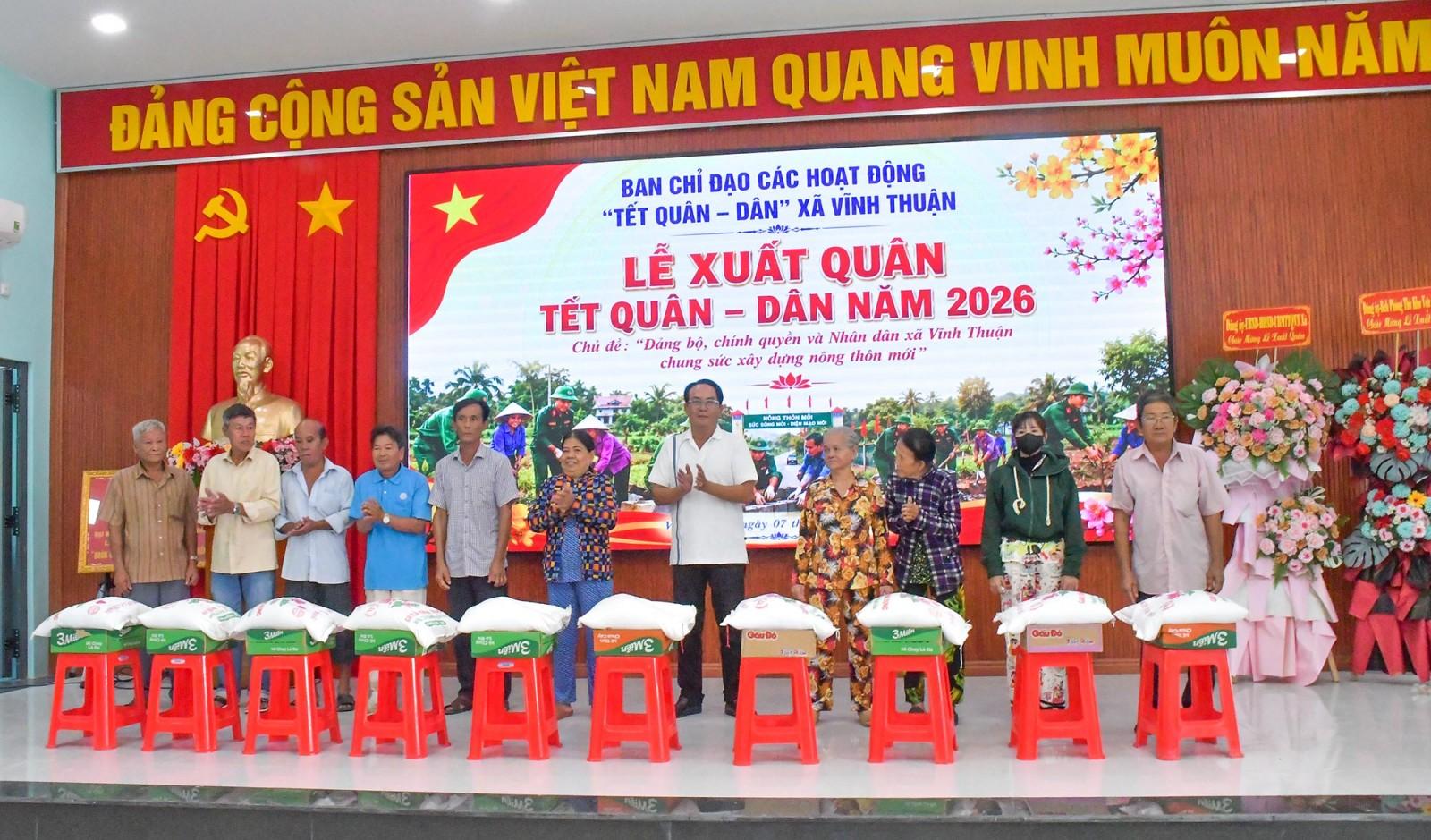 Xã Vĩnh Thuận xuất quân Tết Quân - Dân năm 2026