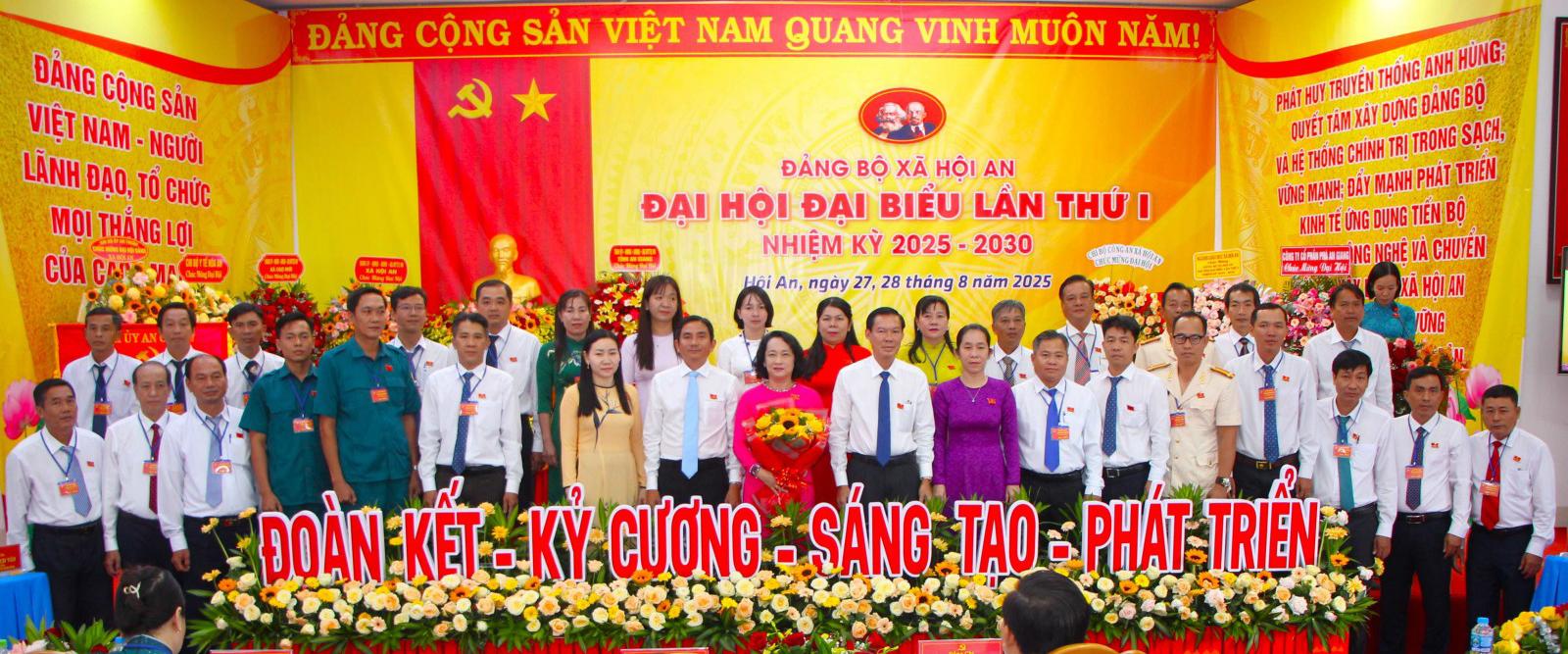 Đồng chí Nguyễn Thị Minh Kiều giữ chức Bí thư Đảng ủy xã Hội An nhiệm kỳ 2025 - 2030