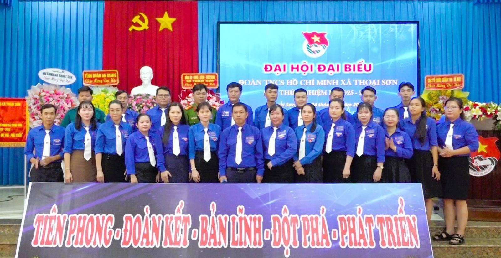 Đại hội đại biểu Đoàn Thanh niên Cộng sản Hồ Chí Minh xã Thoại Sơn nhiệm kỳ 2025 - 2030
