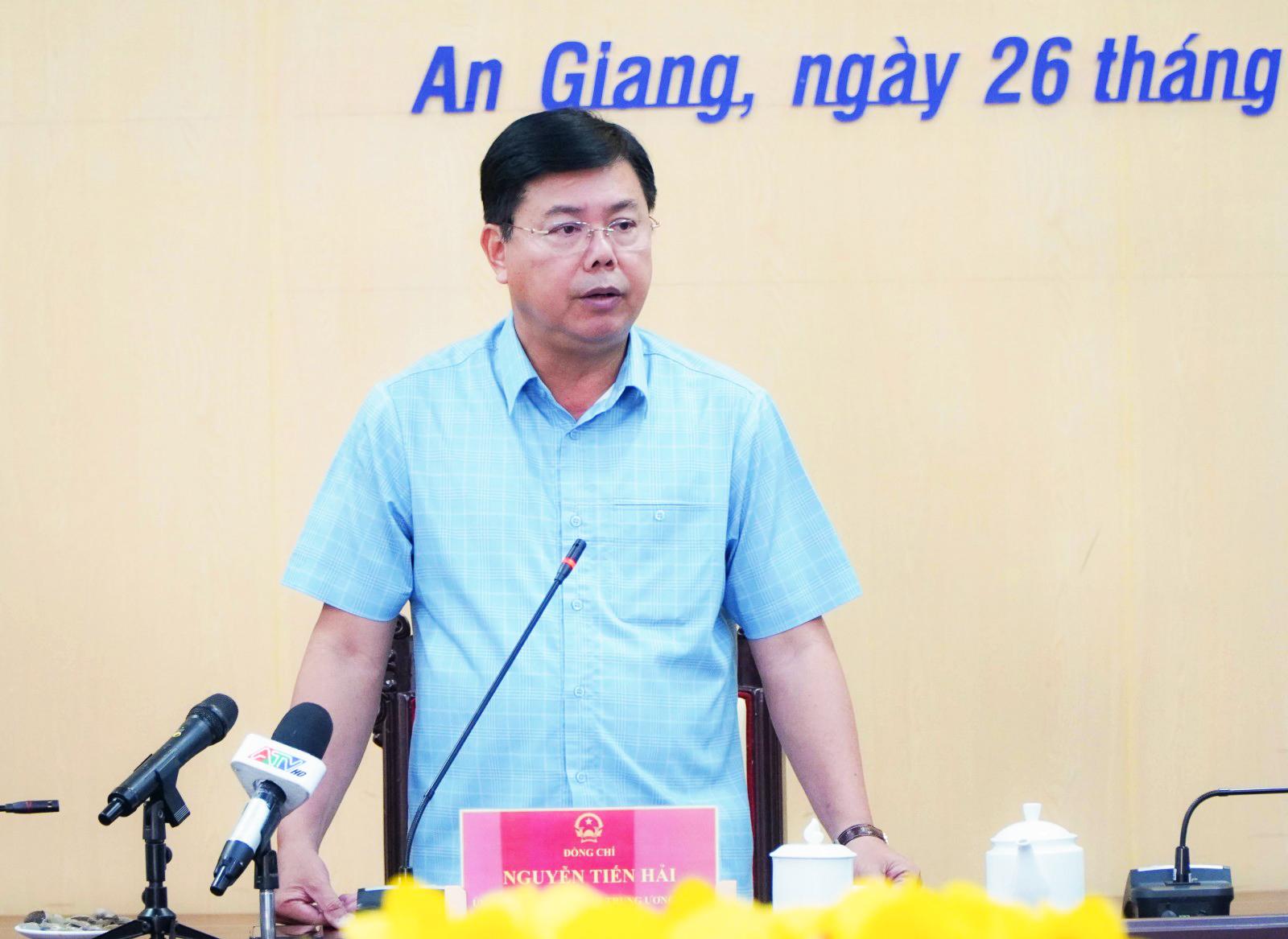 Bí thư Tỉnh ủy An Giang chỉ đạo xử lý dứt điểm khai thác thủy sản trái phép trên vùng biển Kiên Lương