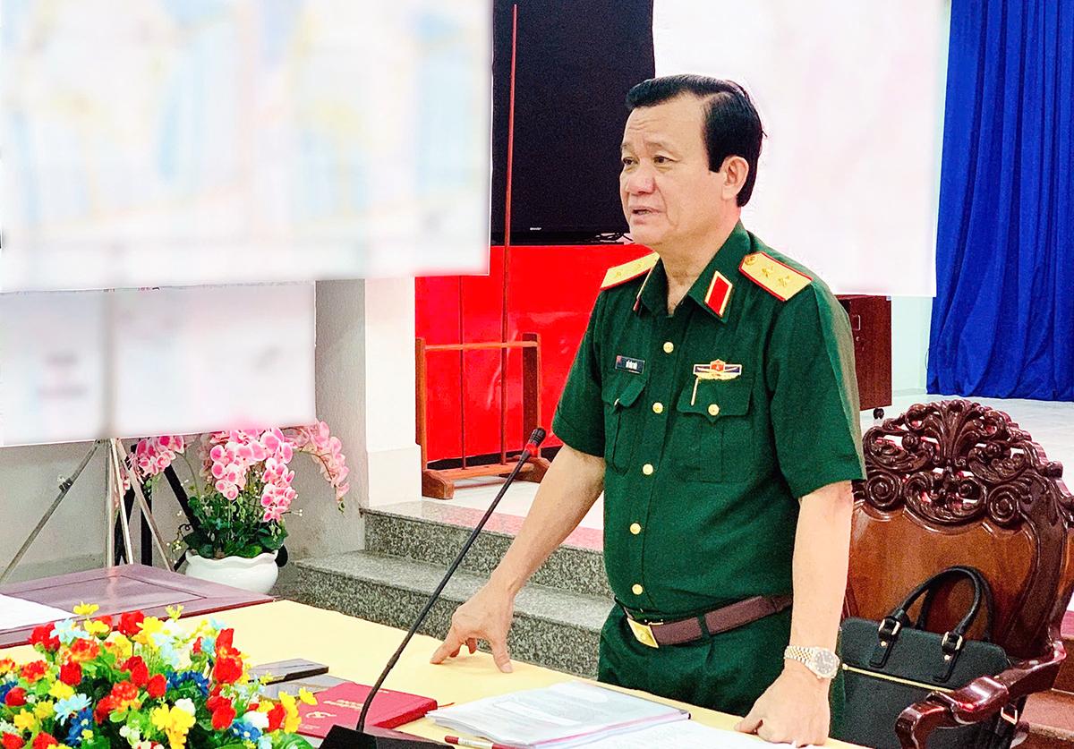 Chính ủy Quân khu 9 Hồ Văn Thái kiểm tra tại An Giang